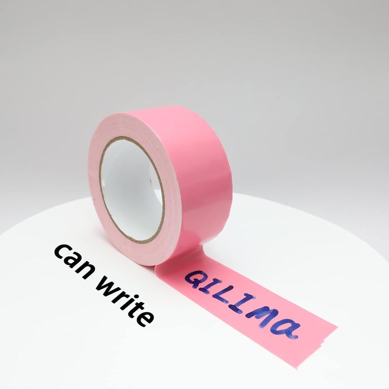 QILIMA Pink Duct Tape, Waterproof Duct Cloth Fabric, Professional Grade Cloth Duct Tape for Photographers,Repairs, DIY, Crafts, Indoor Outdoor Use,2 Inch X 28 Yards - Image 5